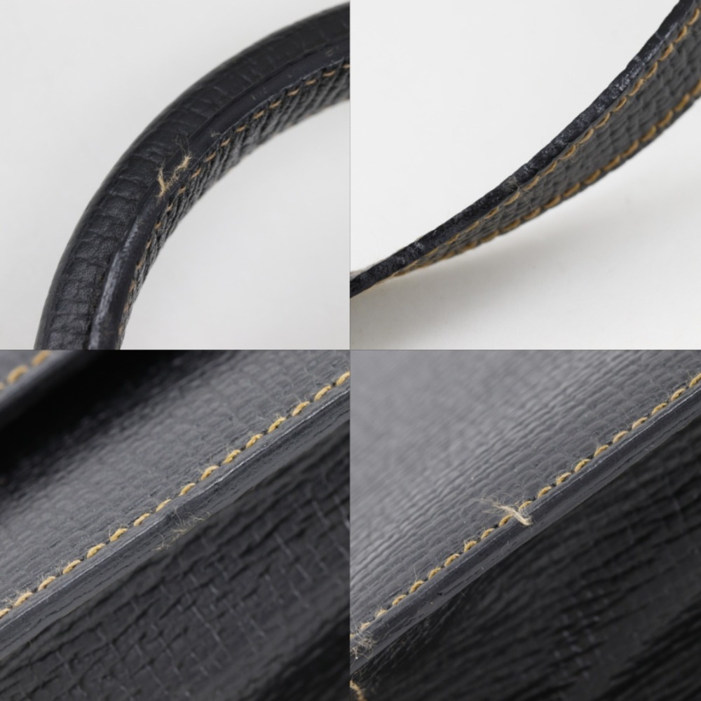 Loewe Barcelona Handbag, 2-Way Shoulder Bag, Embossed Leather, Black, 2-Way, ... - Picture 11 of 16
